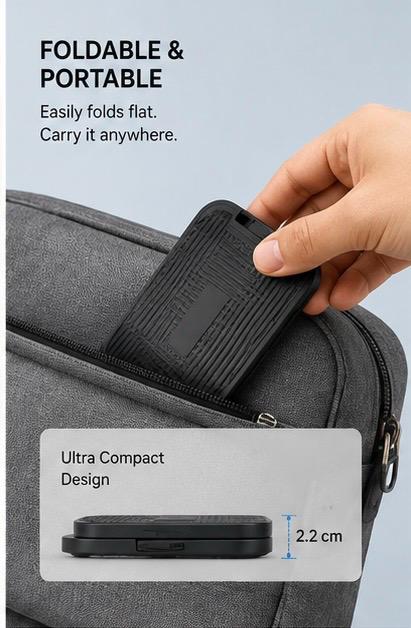 Collapsible Telescopic Mobile Holder – Adjustable & Foldable Phone Stand